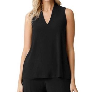 - SYMPLI deep v trapeze tank in black. Like New!!